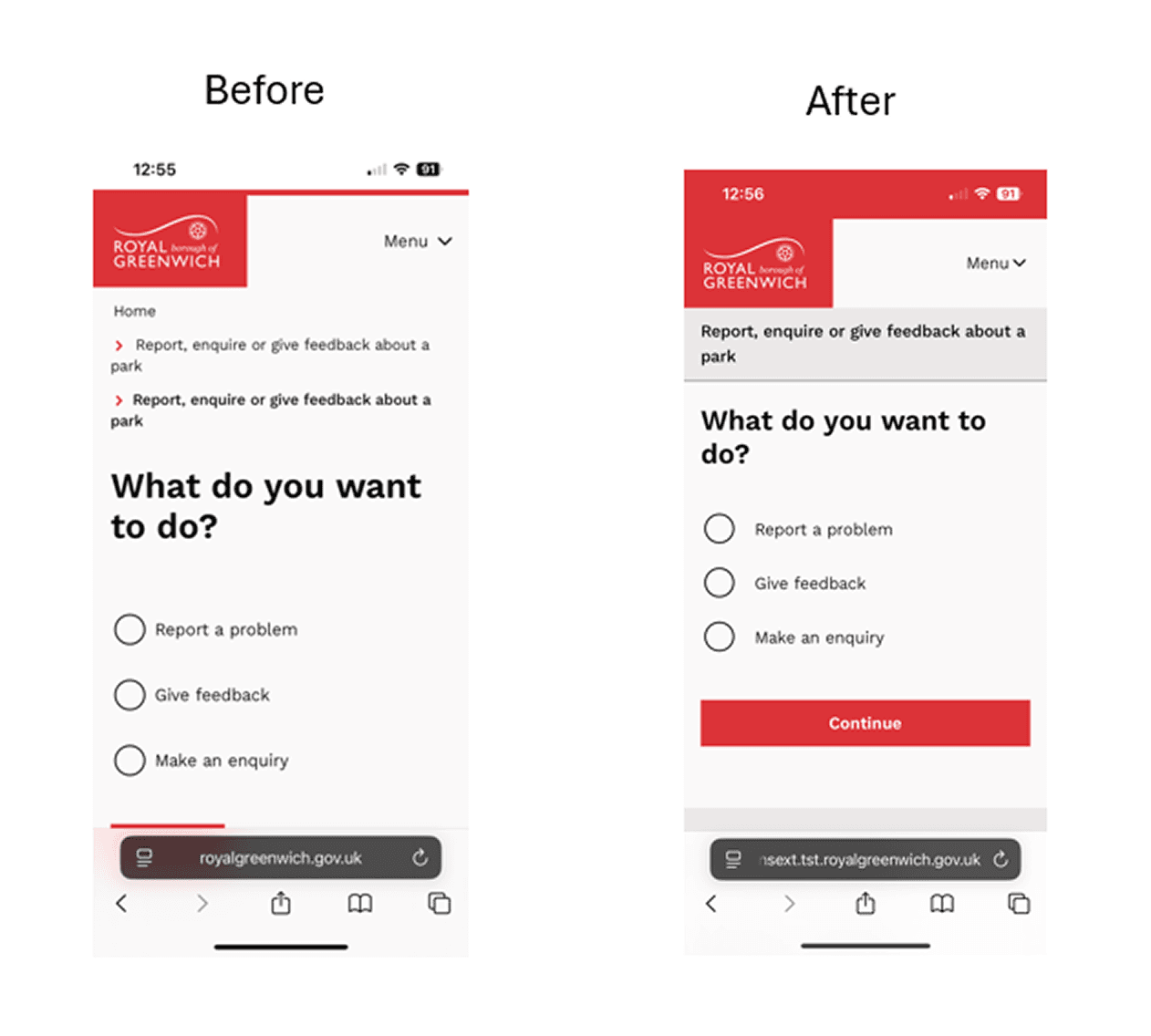 Spacing system updates.